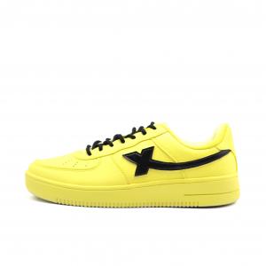 XTEP Кроссовки Air Force One противоскользящие износостойкие низкие для скейтбординга унисекс желто-черные, цвет Yellow Black