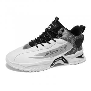 Детские баскетбольные кроссовки TONYBEAR, белый/черный