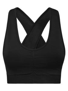 Спортивный топ-бралетт Plein Sport, черный