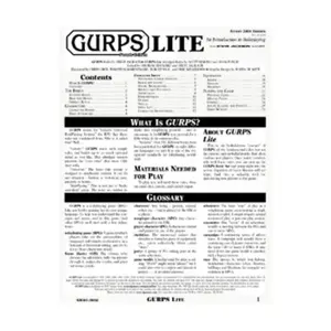 GURPS Lite (4th Edition), GURPS (4th Edition) - Core & Assorted, мягкая обложка