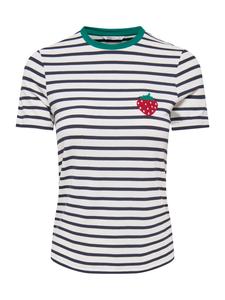 ONLY Футболка 'ONLHEART' в белом цвете