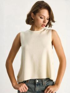 Bianco Lucci Вязаный топ в цвете экрю