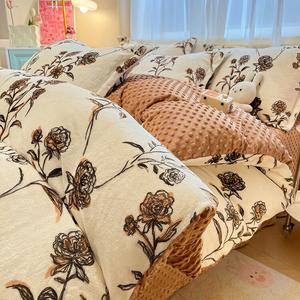 Disney Комплект постельного белья с простыней на резинке, размер 200x230 см, цвет Doudou Rong - Ye Li