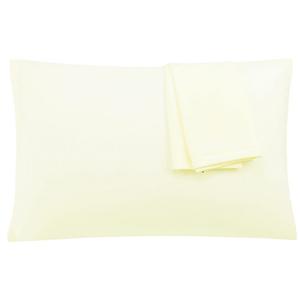 PiccoCasa 1800 Набор дышащих наволочек из микрофибры на молнии, из 2 наволочек размера «queen-size» (20 x 30 дюймов), цвет Cream