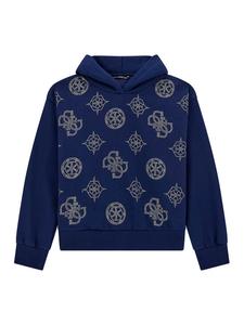 Свитшот relaxed fit J5BQ09 KCKF2 Guess, синий