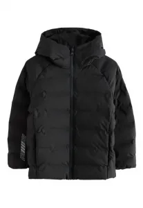 Зимняя куртка средней высоты с капюшоном, стандартного кроя. Next, Black
