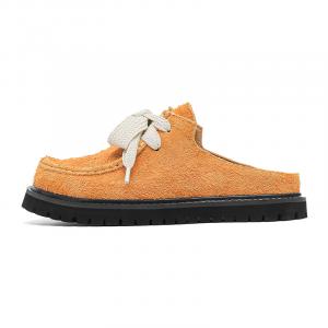 FAPAI Мужские противоскользящие закрытые тапочки желтые, цвет Yellow