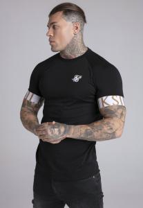 Футболка с принтом SIKSILK, цвет black