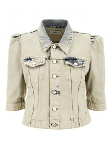 Джинсовая куртка Coperni, серый