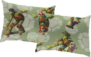 Вирт декоративная подушка "Черепахи", Walt Disney, чехол на подушку без наполнения, 2 шт Wirth 40х40 см, зеленый