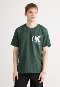 Футболка Calvin Klein 20S OVERLAP GRAPHIC TEE, Sycamore/Olive