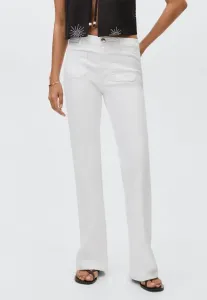 Брюки Mango Kids, White