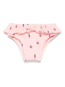 Плавки бикини с принтом мороженого Bonton, розовый