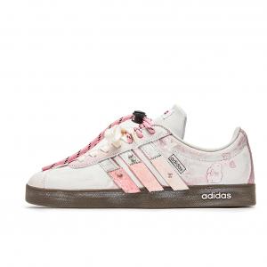 Adidas Neo Кроссовки для скейтбординга VL Court 2.0 с амортизирующим эффектом из перьев кролика, низкие, унисекс, розовые, коричневые