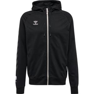 Толстовка hmlmove сетка хлопок zip hoodie Hummel, черный