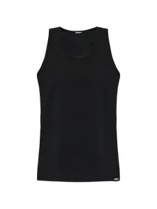 Топ с логотипом и вырезом "лодочка" DSQUARED2, черный