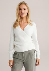 Кардиган WE Fashion Cardigan, Off-White/White