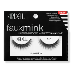 Накладные ресницы из искусственной норки #815, легкие, с невидимой лентой. Ardell