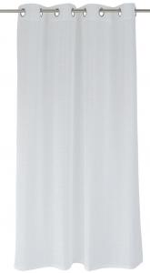 Штора Kutti Кельтский кремовый с люверсами. Простая в уходе штора, имитирующая льняную ткань. Полупрозрачный, с фантазийной пряжей. (1 шт.)(140 х 145 см), бежевый