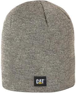 Мужская вязаная шапка с логотипом CAT, Dark Heather Grey