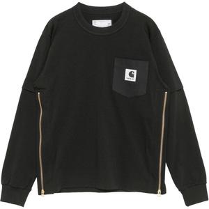 Футболка Carhartt Wip с длинными рукавами Sacai, черный