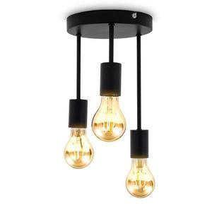 Потолочный светильник B.K. Licht Retrodesgin BKL1458, черный