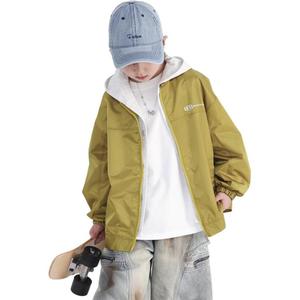 Детская куртка с капюшоном Moderate EASTERN CAMEL, olive желтый