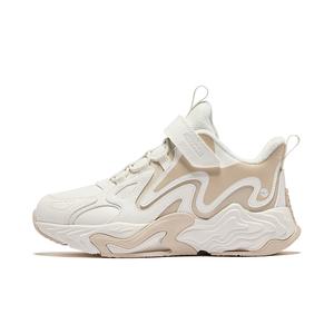 ERKE KIDS Антискользящие и износостойкие утепленные низкие детские повседневные кроссовки white khaki kids'