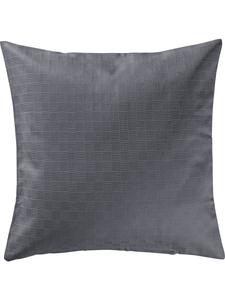 Erwin Müller Жаккардовая наволочка из смесовой хлопковой ткани Paderborn темно-серого цвета