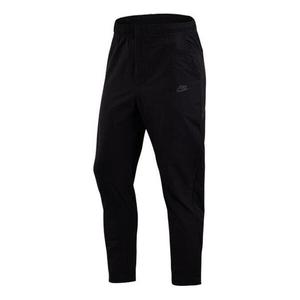 Брюки men's sportswearcommuter elastic waistband woven solid color sports pants black Nike, мультиколор