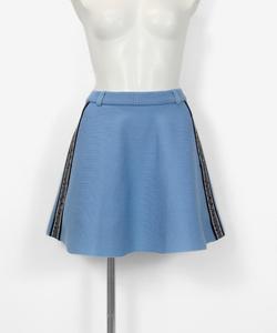 Вязаная юбка с логотипом