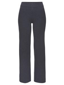 ELBSAND Вязаные брюки синего меланжевого цвета