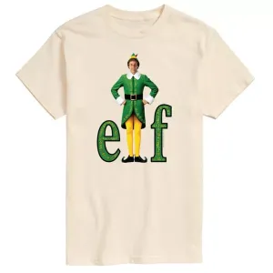 Мужская футболка Elf с другом Licensed Character, бежевый