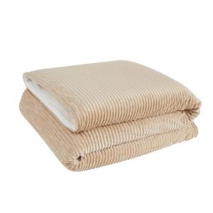 Вельветовое двойное одеяло London Fog, цвет Tan