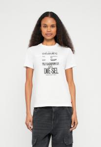 Футболка Diesel Print T-shirt, White