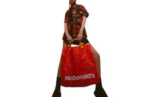 CLOT Рубашка McDonald's унисекс черный красный