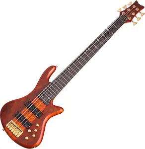 Совершенно новый бас-гитар Schecter Stiletto Studio-6, цвет Honey Satin