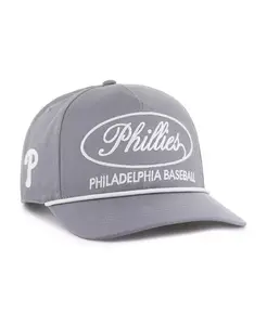 Мужская серая кепка Philadelphia Phillies Foundational Hitch Adjustable '47 Brand