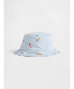 (K) Вышитая джинсовая панама (для малышей/младенцев)