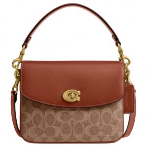 Сумка Cassie из лакированного холста с вставками из телячьей кожи Trumpets Women's COACH