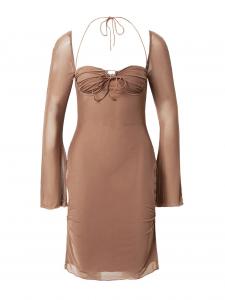 Платье Edikted Allegra, коричневый