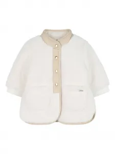 Шуба из искусственного меха Chloé Kids, нейтральный