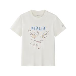 FILA KIDS Детская футболка с коротким рукавом Heron White