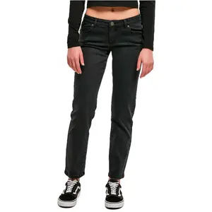 Джинсы Urban Classics Straight low waist, черный