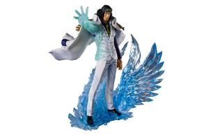 Фигурка kuzan aokiji one piece figuarts zero ultra battle, marine three admirals, размер 20 см BANDAI