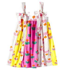 Хлопковое платье с принтом Flor Singela Fábula, Colorido