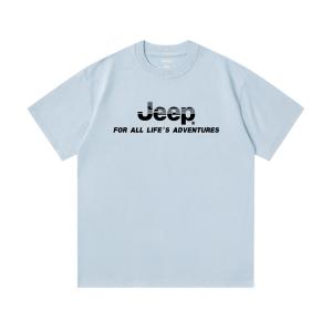 Футболка унисекс Crew Neck Moderate Jeep, sky синий