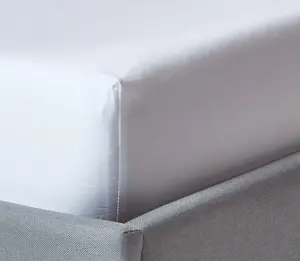 Простыня на резинке HOMESCAPES белая, очень высокая, 46 см, 100% органический хлопок, 90 х 190 см Homescapes