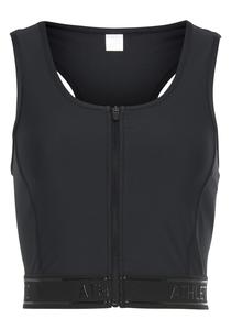 Топ LASCANA ACTIVE Crop, черный