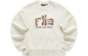 WORKWEAR Свитшот Женский Серый Пшеничный FILA FUSION